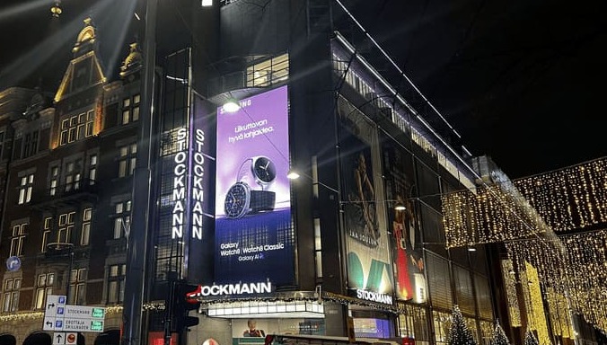 Galaxy 系列固装透明屏解决方案| 北欧最大百货商场Stockmann